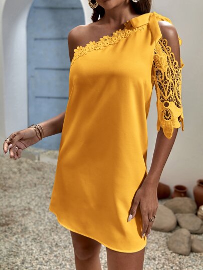 Vestido com renda
