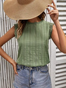 Blusa com manga de renda