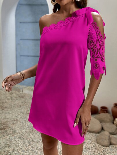 Vestido com renda