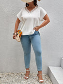 Blusa com detalhes em renda