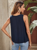 Blusa decote com renda