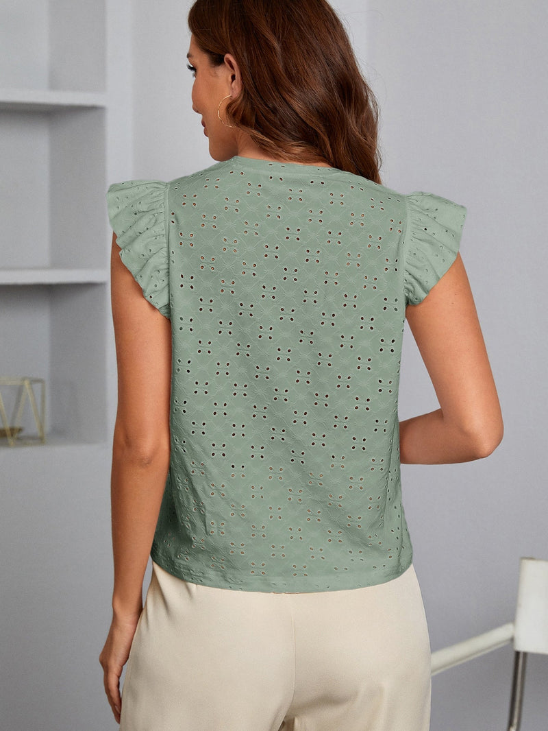 Blusa manga borboleta