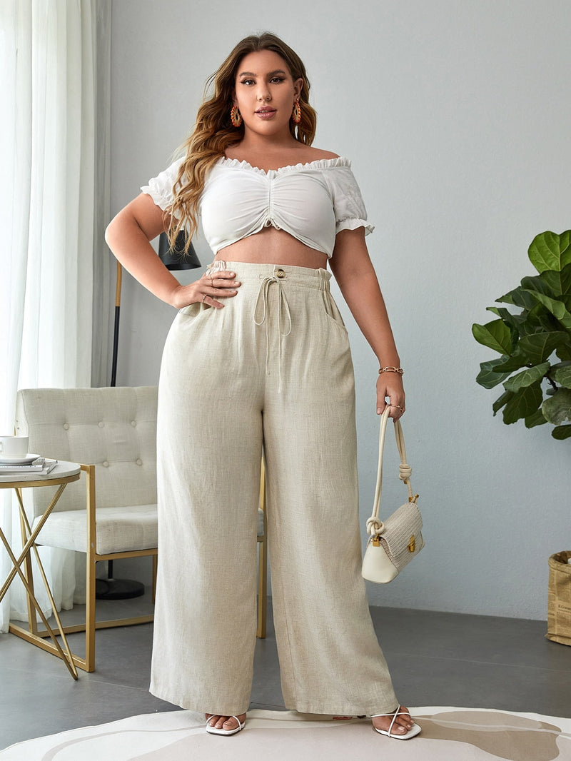Calça de linho