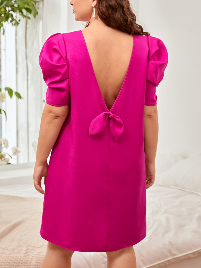 Vestido Manga Bufante