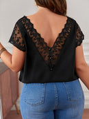 Blusa com Renda Italiana