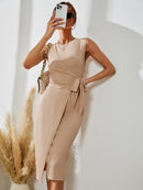 Vestido transpassado