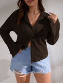 Camisa tecido Texturizado