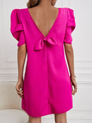 Vestido manga princesa