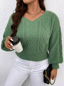 Tricô com decote nas costas