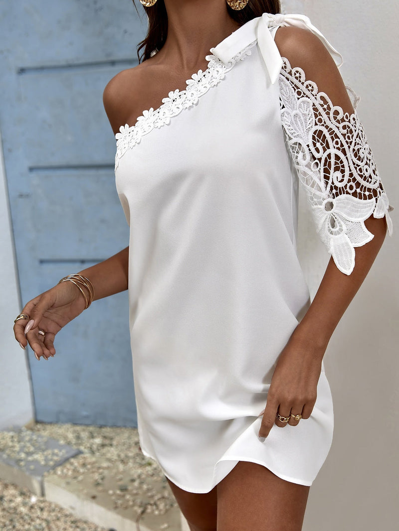 Vestido com renda