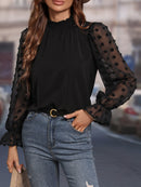 Blusas Ponto suíço manga longa