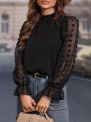 Blusas Ponto suíço manga longa