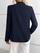 Camisa feminina Gola de Gravata