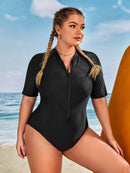 Maiô zíper frontal - PLUS SIZE