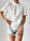 Blusa com gola alta