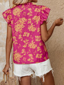 Blusa com estampa floral