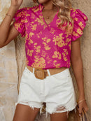 Blusa com estampa floral