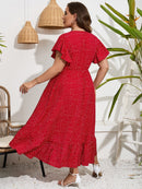 Vestido com decote V