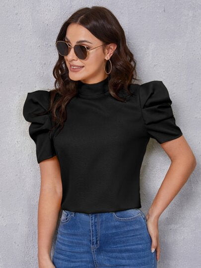 Blusa manga bufante