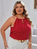 Blusa com estampa poá