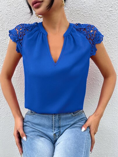 Blusa Renda Guipura