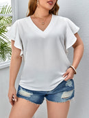 Blusa manga borboleta