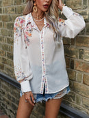 Camisa impressão floral