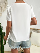 Blusa gola assimétrica