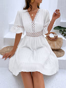 Vestido Renda De Guipura