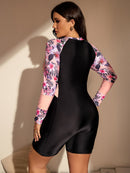 Maiô estampa tropical