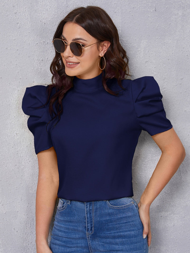 Blusa manga bufante