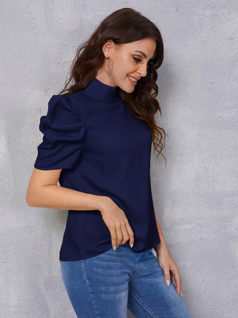 Blusa manga bufante