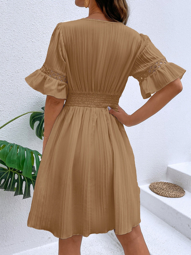 Vestido Renda De Guipura