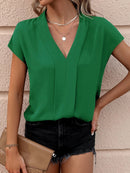 Blusa colarinho de xaile