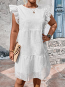 Vestido manga borboleta