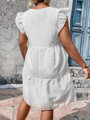 Vestido manga borboleta