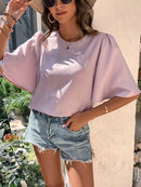 Blusa manga de borboleta