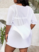 Saída de praia - Cobertura Transparente