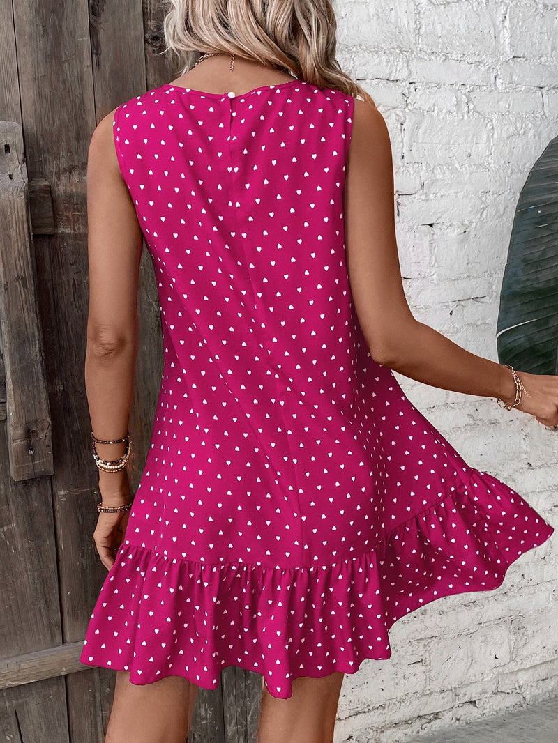 Vestido com babado