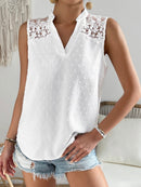 Blusa Decote v com Detalhe