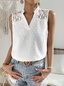 Blusa Decote v com Detalhe