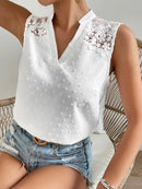 Blusa Decote v com Detalhe