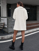 Casaco feminino teddy