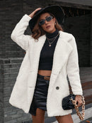 Casaco feminino teddy