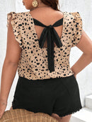 Blusa detalhe de laço