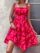 Vestido bainha com babado