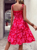 Vestido bainha com babado