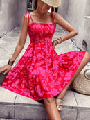 Vestido bainha com babado