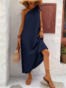 Vestido laço com nó