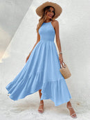 Vestido barra assimétrica